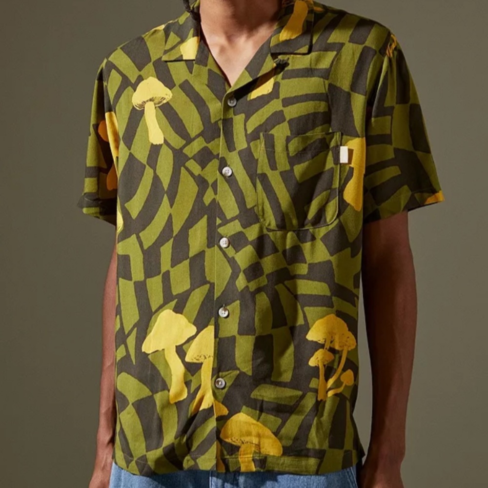 Urban Outfitters Warped Mushroom Shirt